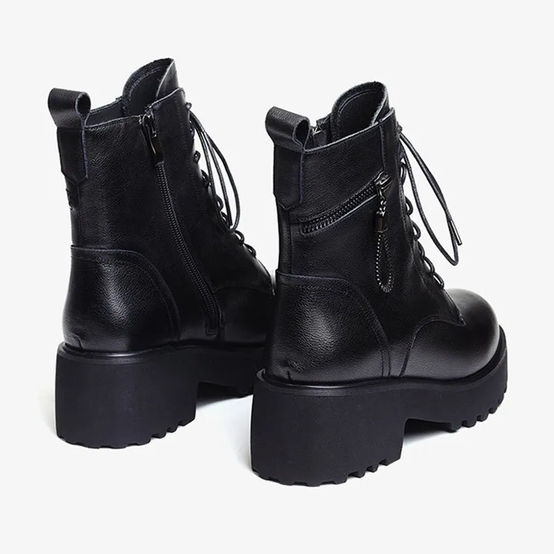 35%OFFWomen's Winter Chunky Heel Warm Fur Lined Fashion Boots