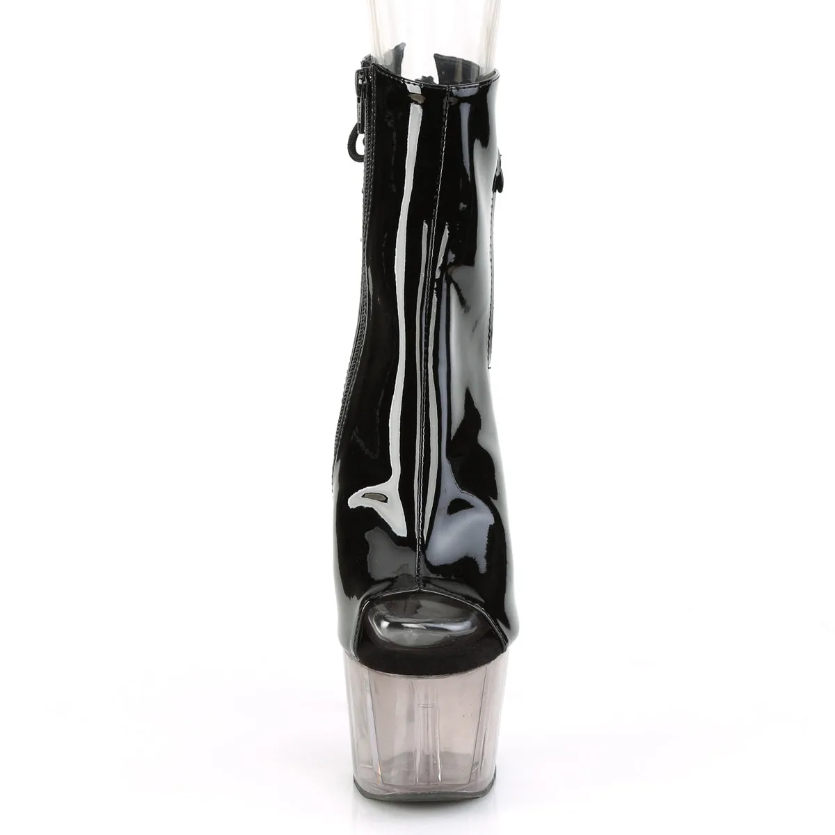 ADORE-1018T Pleaser Black/Smoke Sexy Platform Shoes (Pole Dancing Heels)