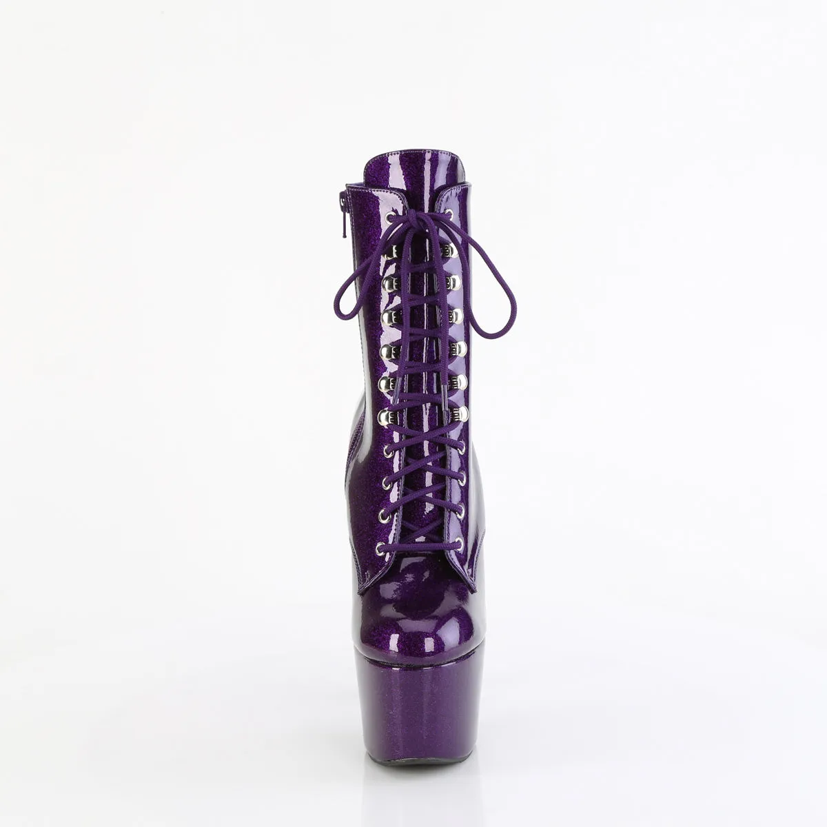 ADORE-1020GP Pleaser Purple Glitter Sexy Platform Shoes (Pole Dancing Heels)
