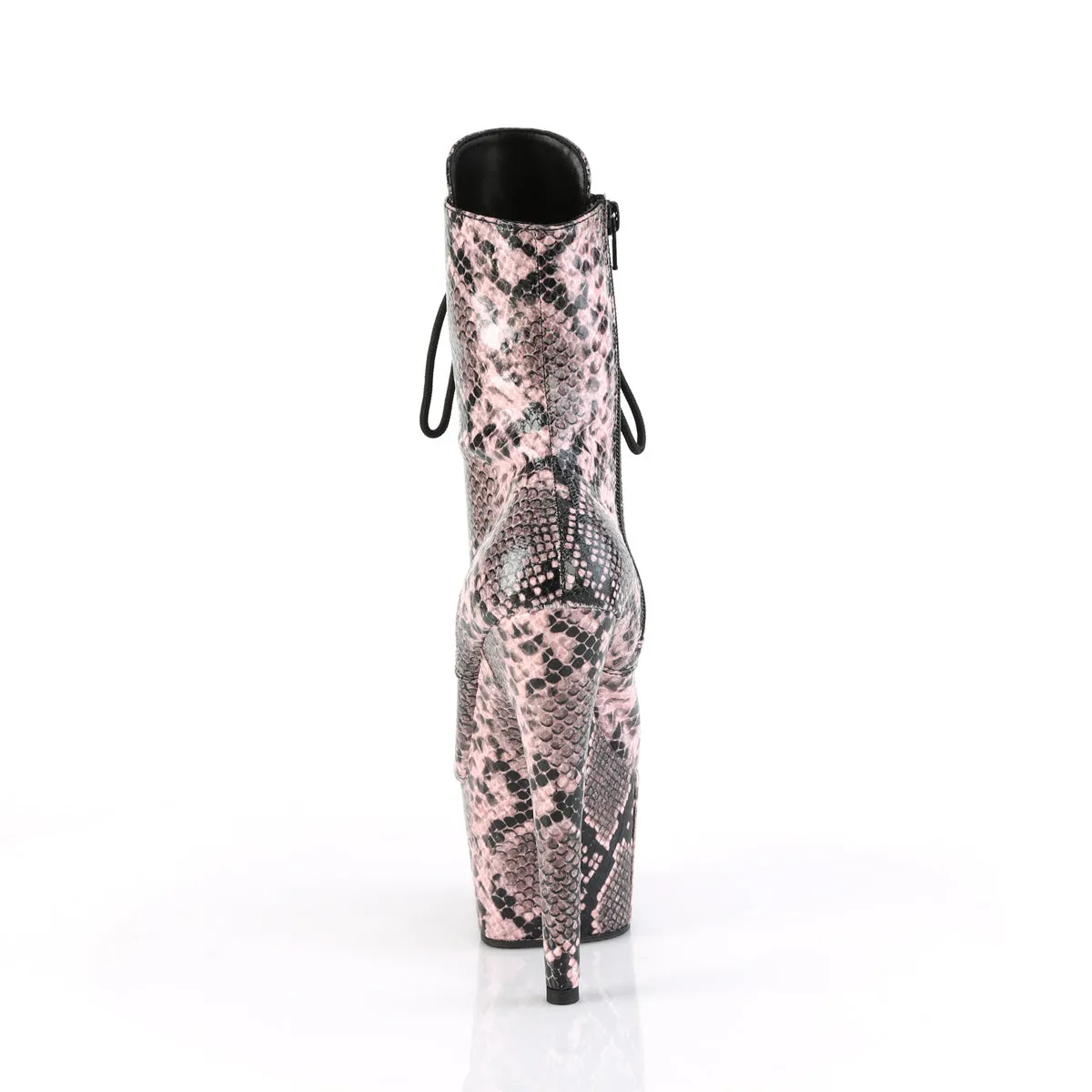 ADORE-1020SPWR Pleaser Baby Pink Snake Sexy Platform Shoes (Pole Dancing Heels)
