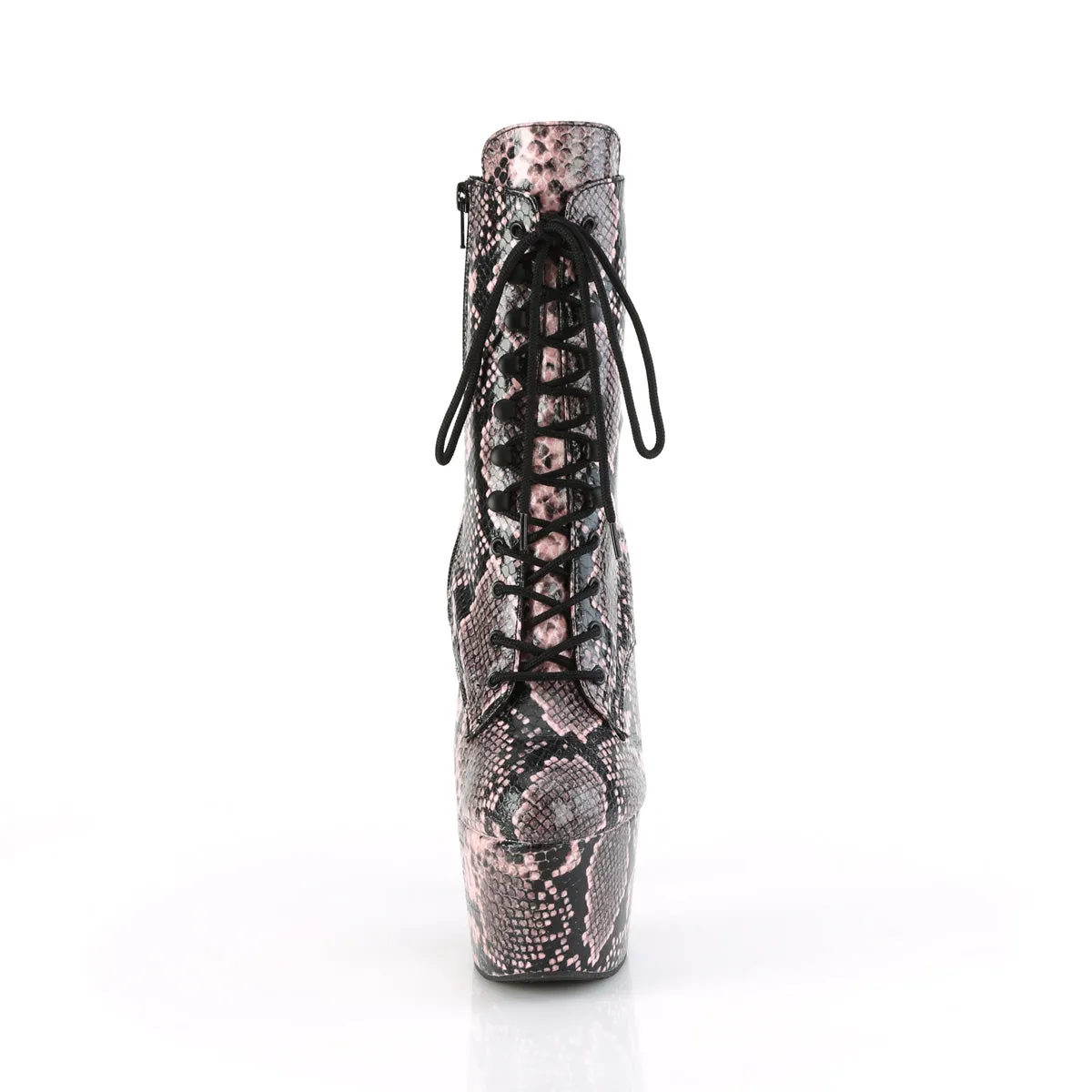ADORE-1020SPWR Pleaser Baby Pink Snake Sexy Platform Shoes (Pole Dancing Heels)