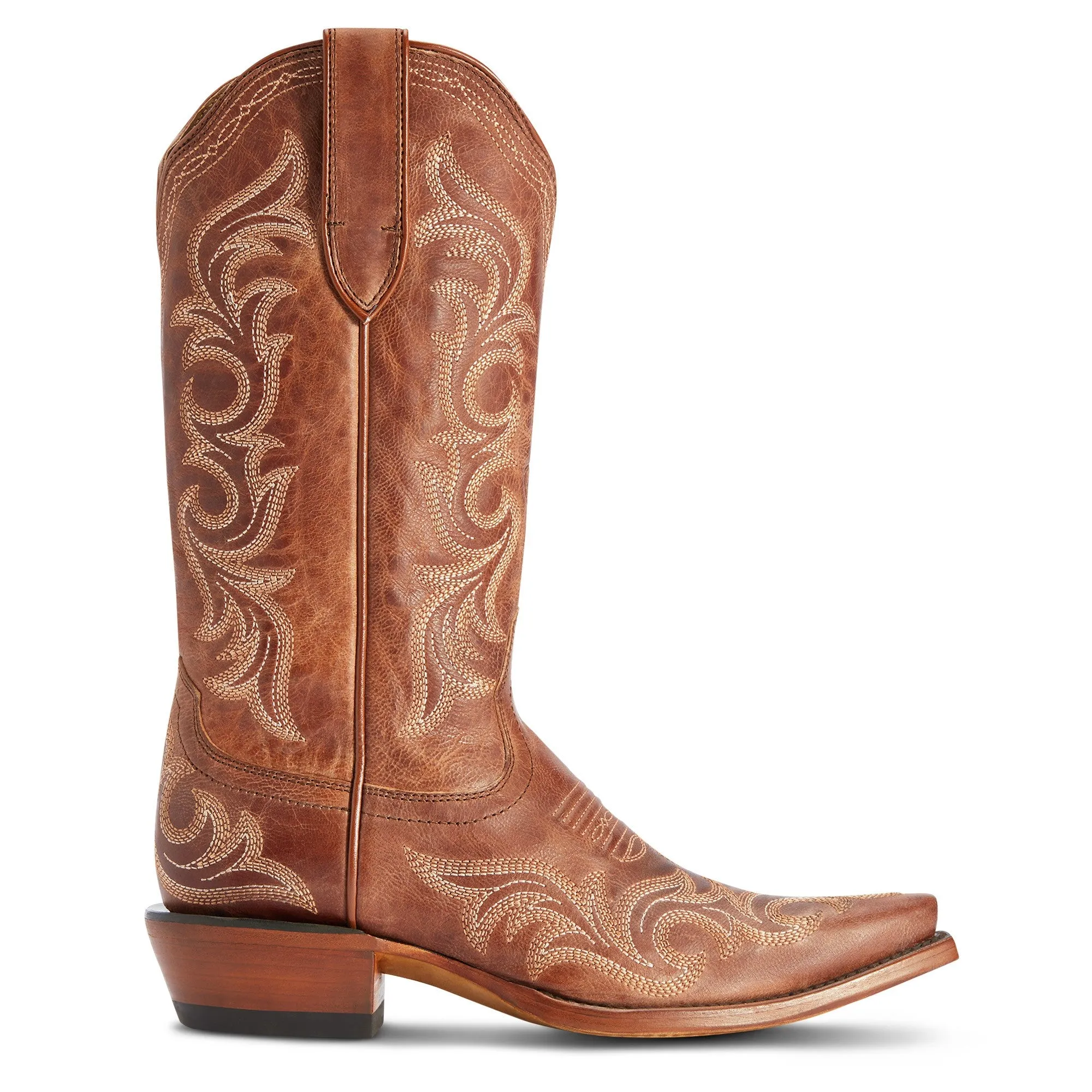 Ariat Ladies Hazen Snip Toe Whiskey Barrel Western Boots 10042382