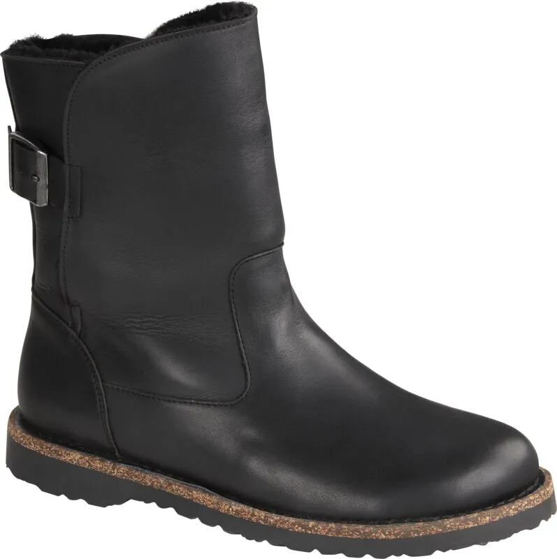 Birkenstock - Uppsala Shearling - Black Leather