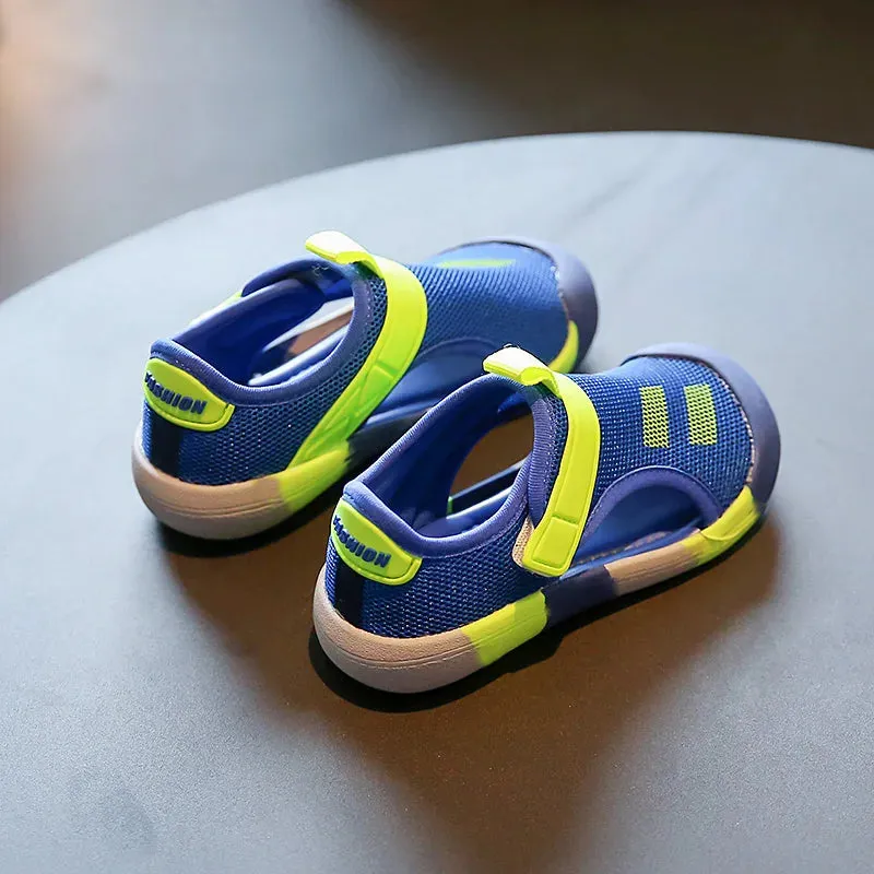 Breathable Sport Sandals Summer Children Casual Shoes Boys Beach Sandals Kids Lightweight Closed Toe Baby Sandals for Girls