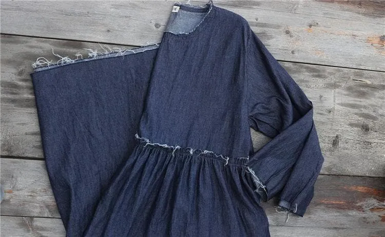 Casual Loose Denim Dress | Zen