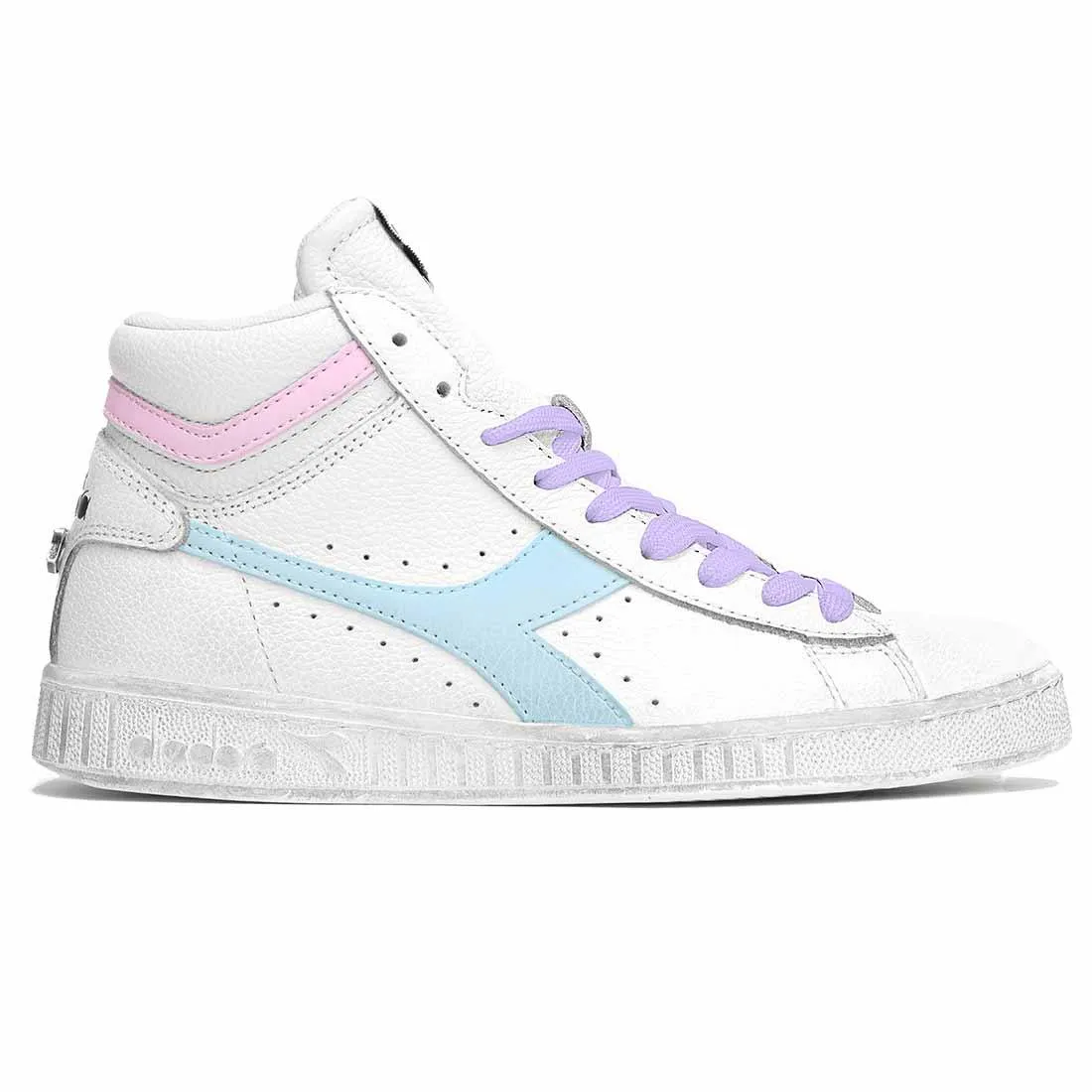 Diadora Game High Azzurre e Rosa Pastello