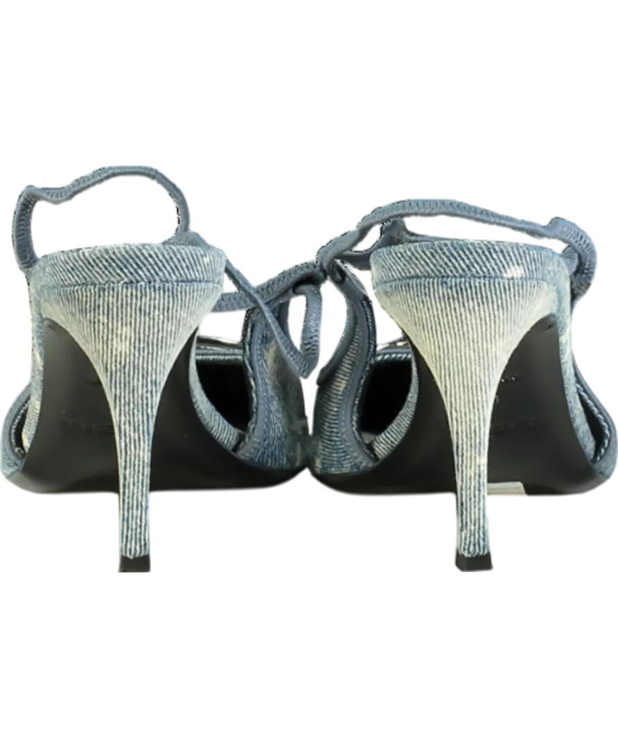 Diesel Blue D-venus-slingback Pumps UK 7 EU 40 