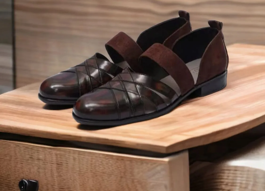 Elegant Sandals Leather Jutti Shoes For Men