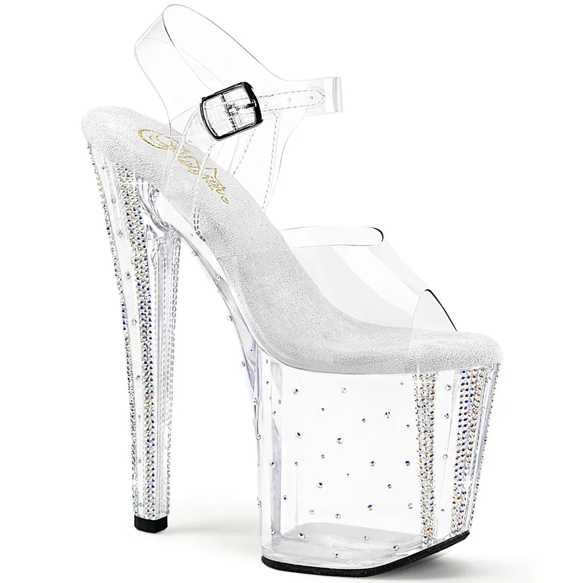 ENCHANT-708RS-01 Pleaser Clear Sexy Platform Shoes (Pole Dancing Heels)