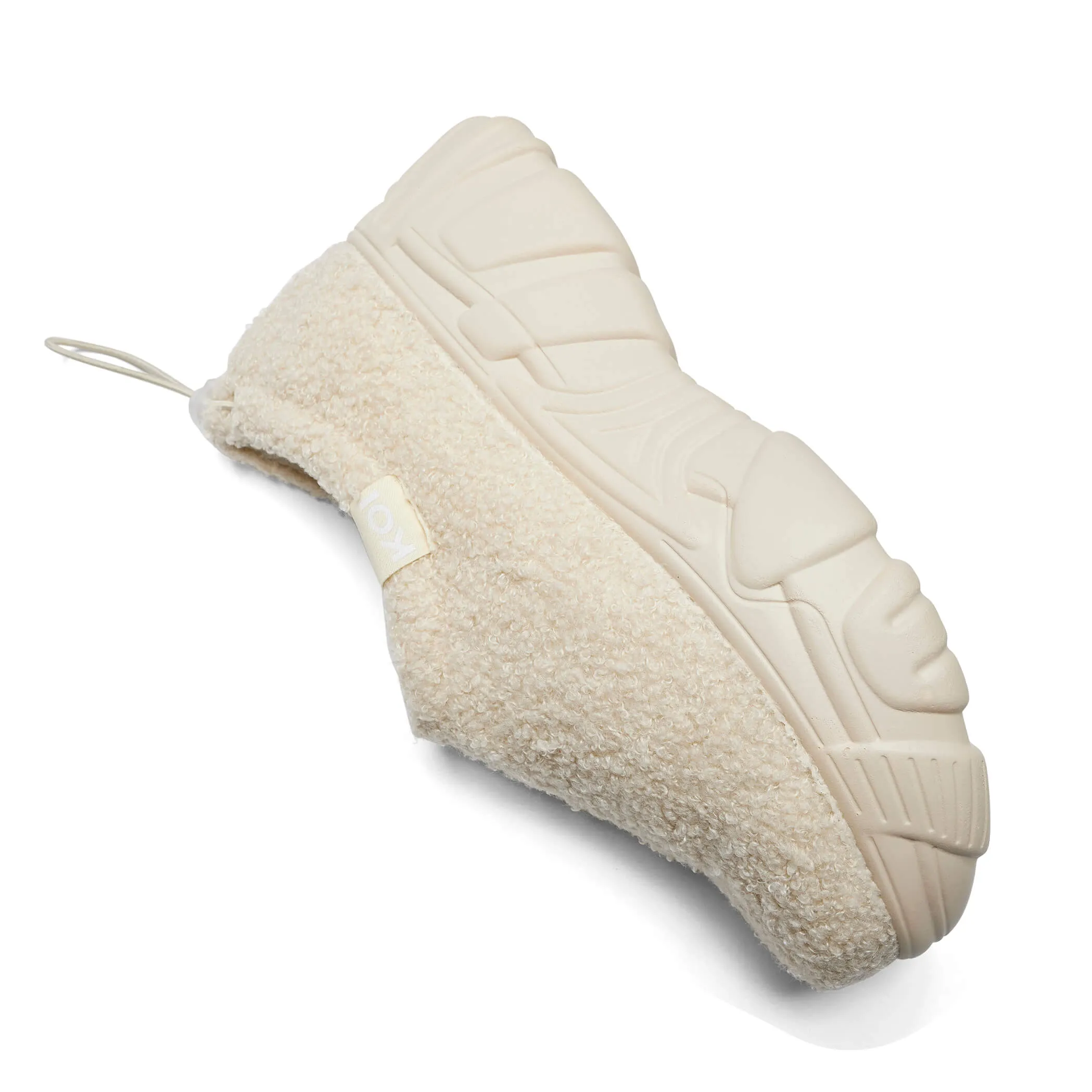Flamma Microfibre Chunky Shoes - Cream