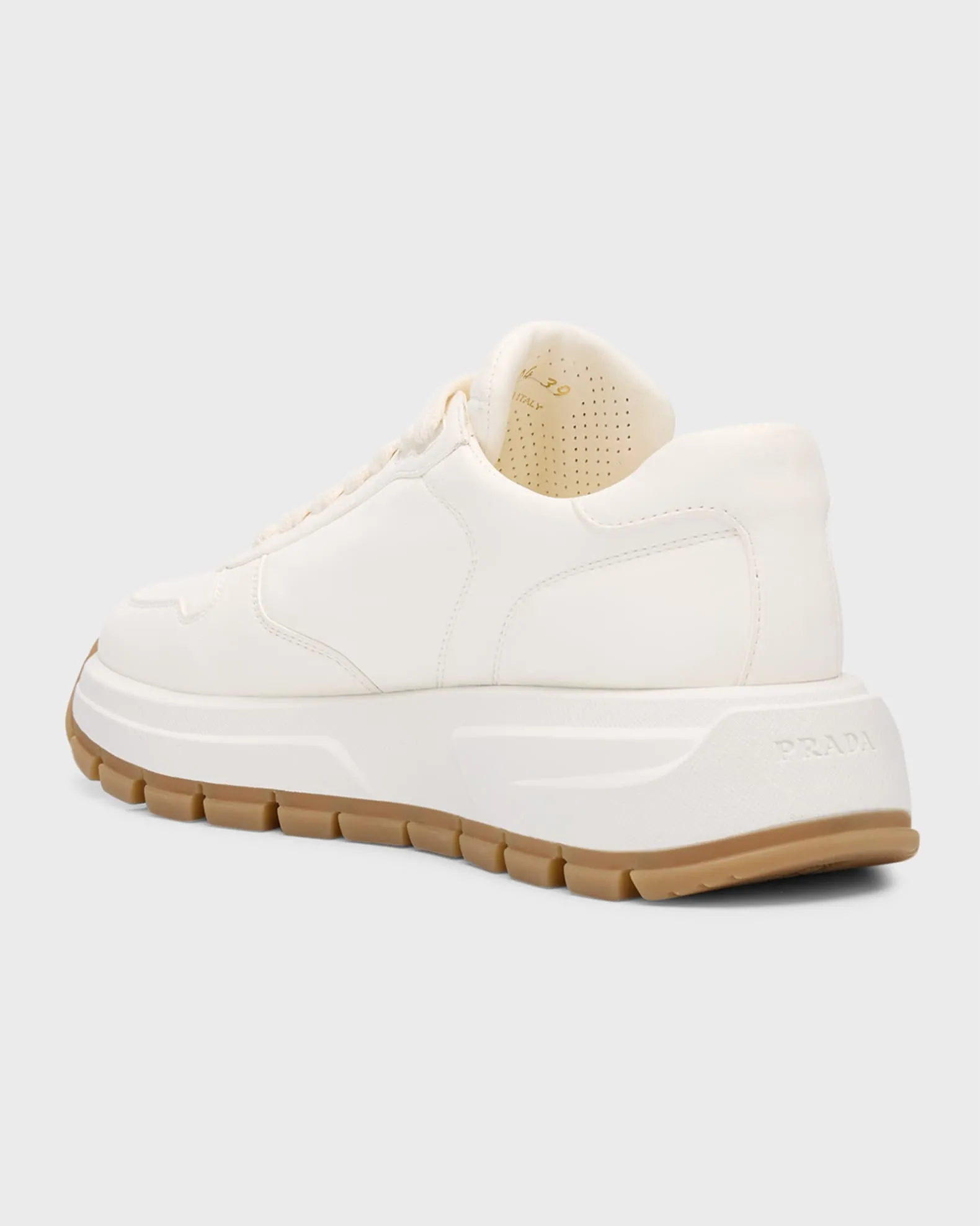 Leather Logo Runner Sneakers