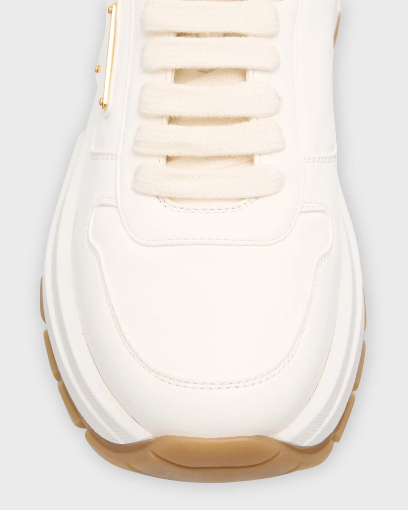 Leather Logo Runner Sneakers
