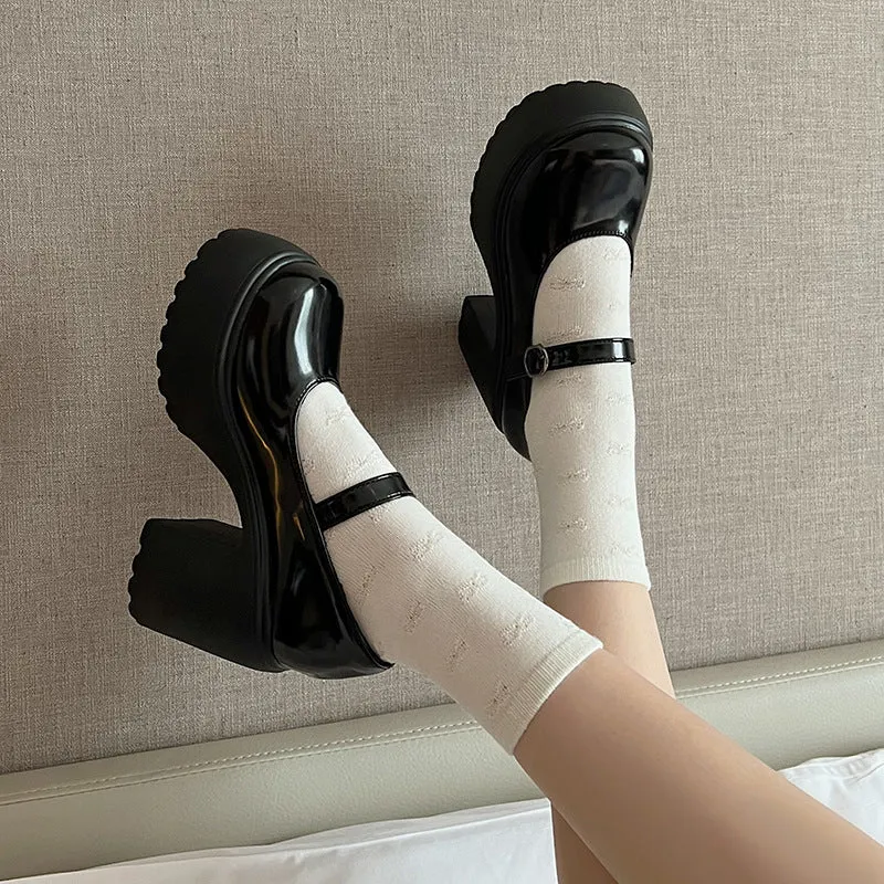 Lolita Chunky Platform High Heels