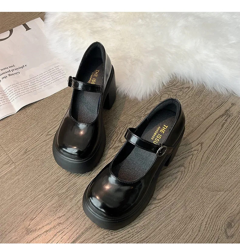 Lolita Chunky Platform High Heels