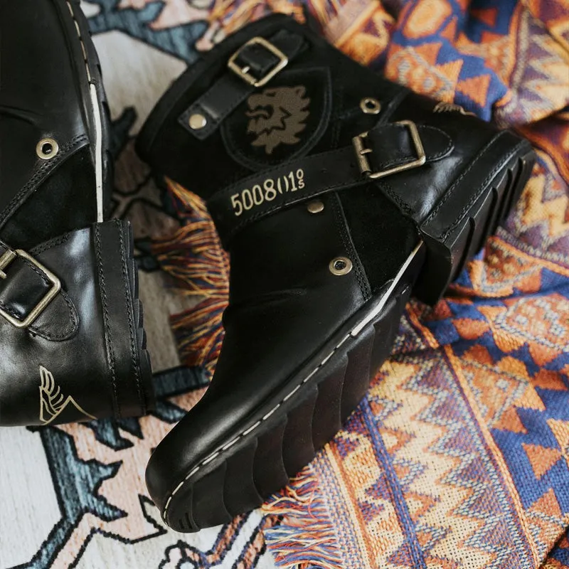 Men's Western Cowboy Style Leather Boots🔥FREE SHIPPING