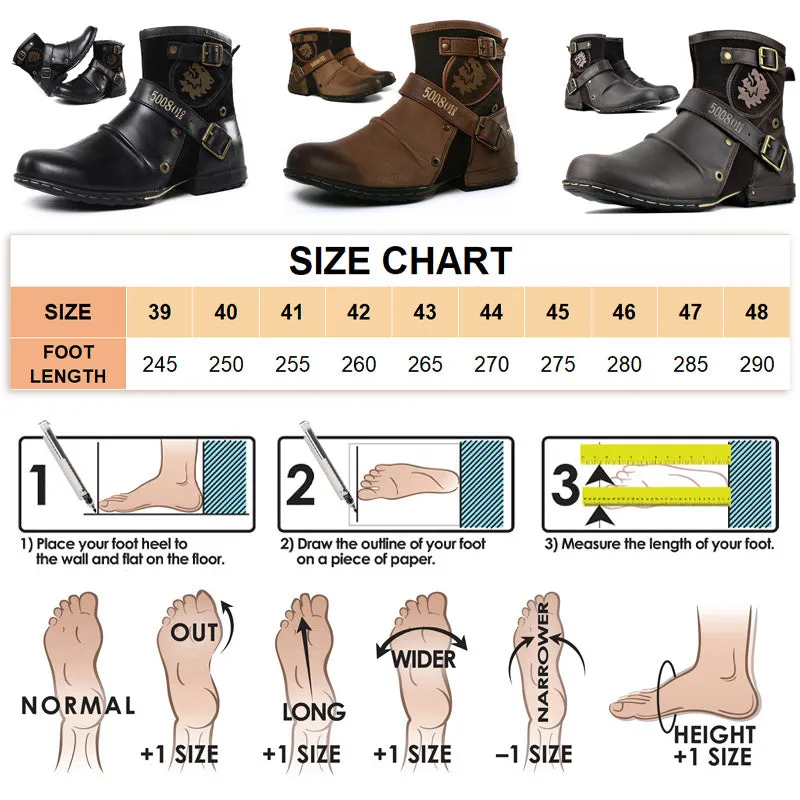 Men's Western Cowboy Style Leather Boots🔥FREE SHIPPING
