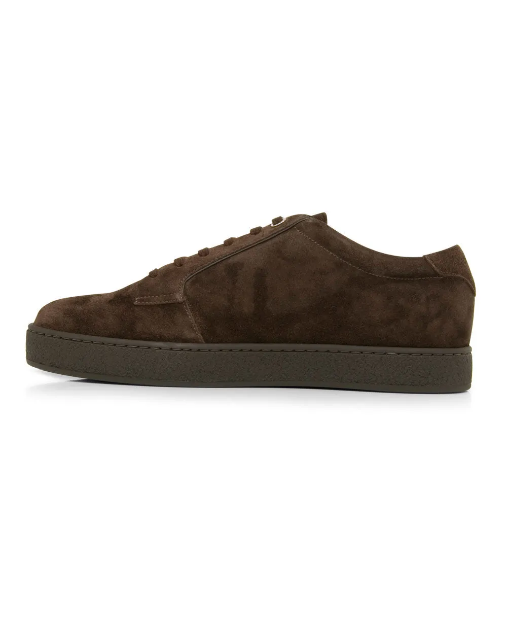 Molten Suede Sneaker in Dark Brown