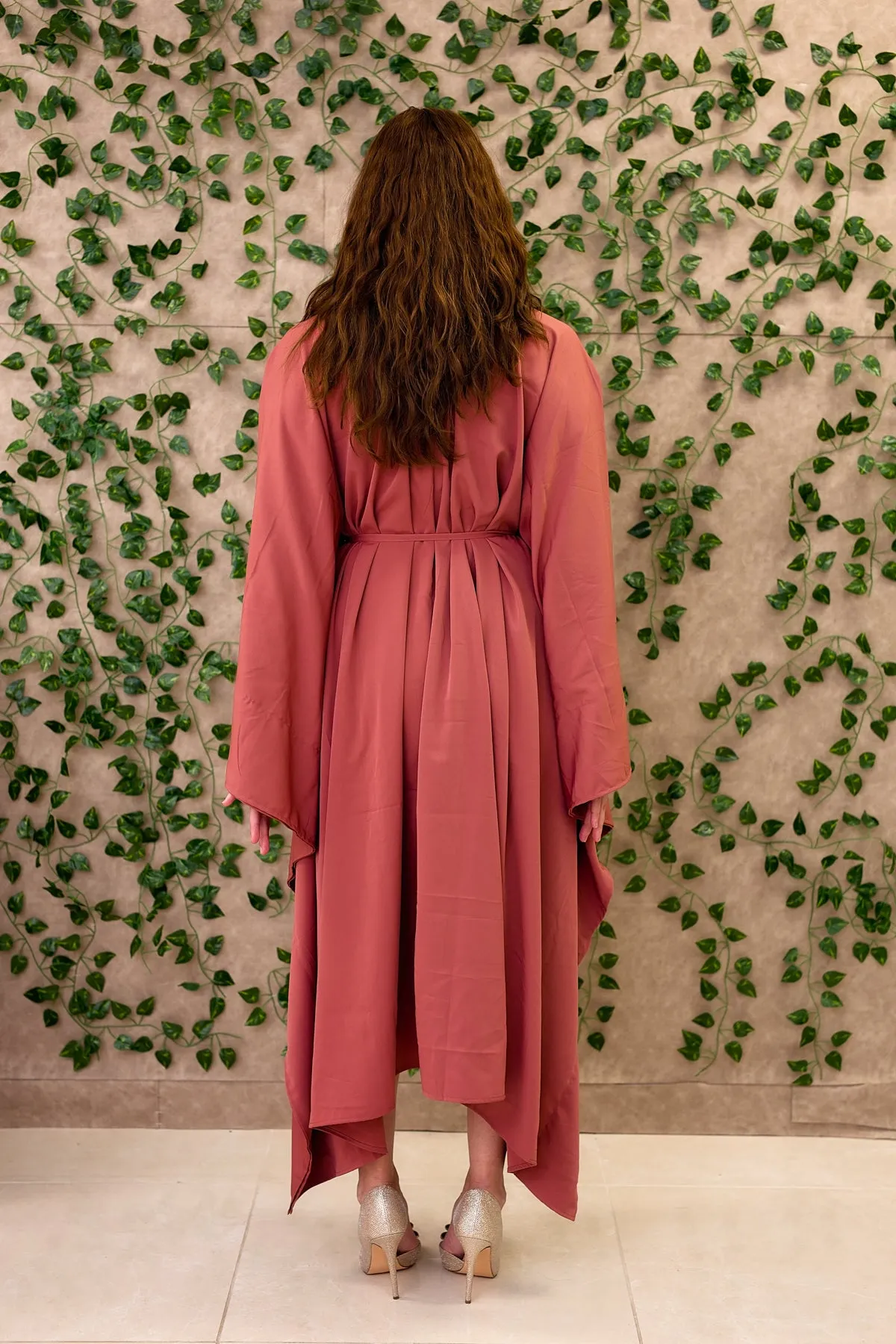 Momo Dress - Vintage Rose Crepe
