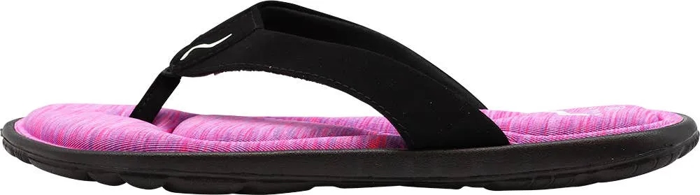 Norty WOMENS 6-11 MEM FOAM SANDAL FUCHSIA BLACK