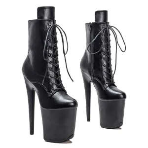 Platform Sandals High Heels Shoes Pole Dancing boot Matte PU