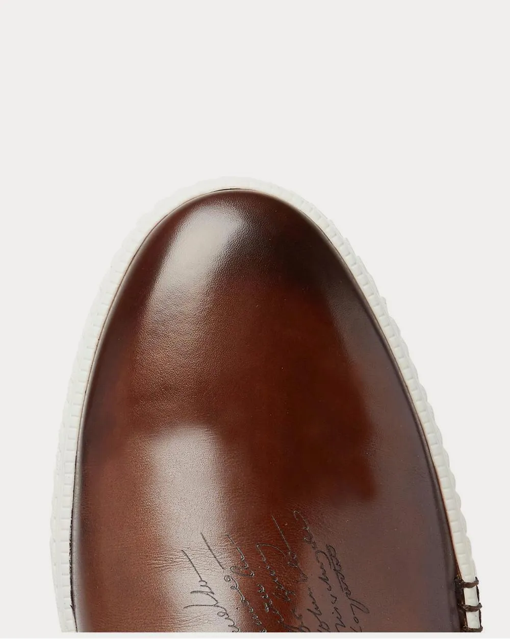 Playtime Scritto Leather Slip-On  Brown sneakers