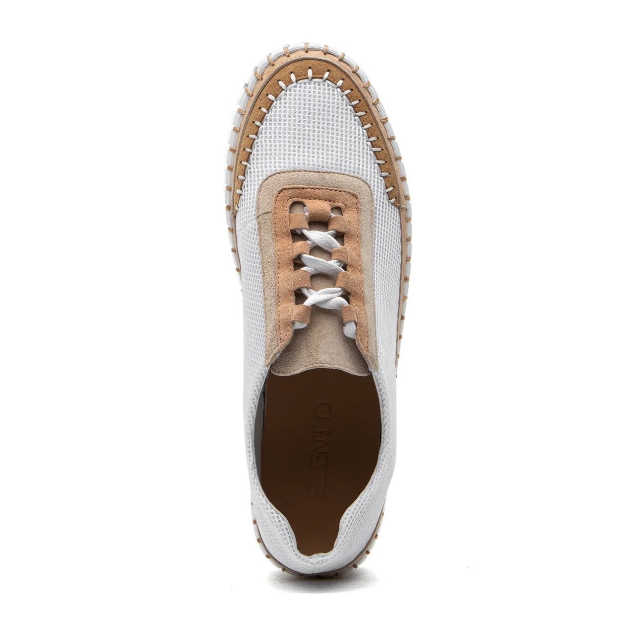 Silent D Baine Sneaker White/Latte