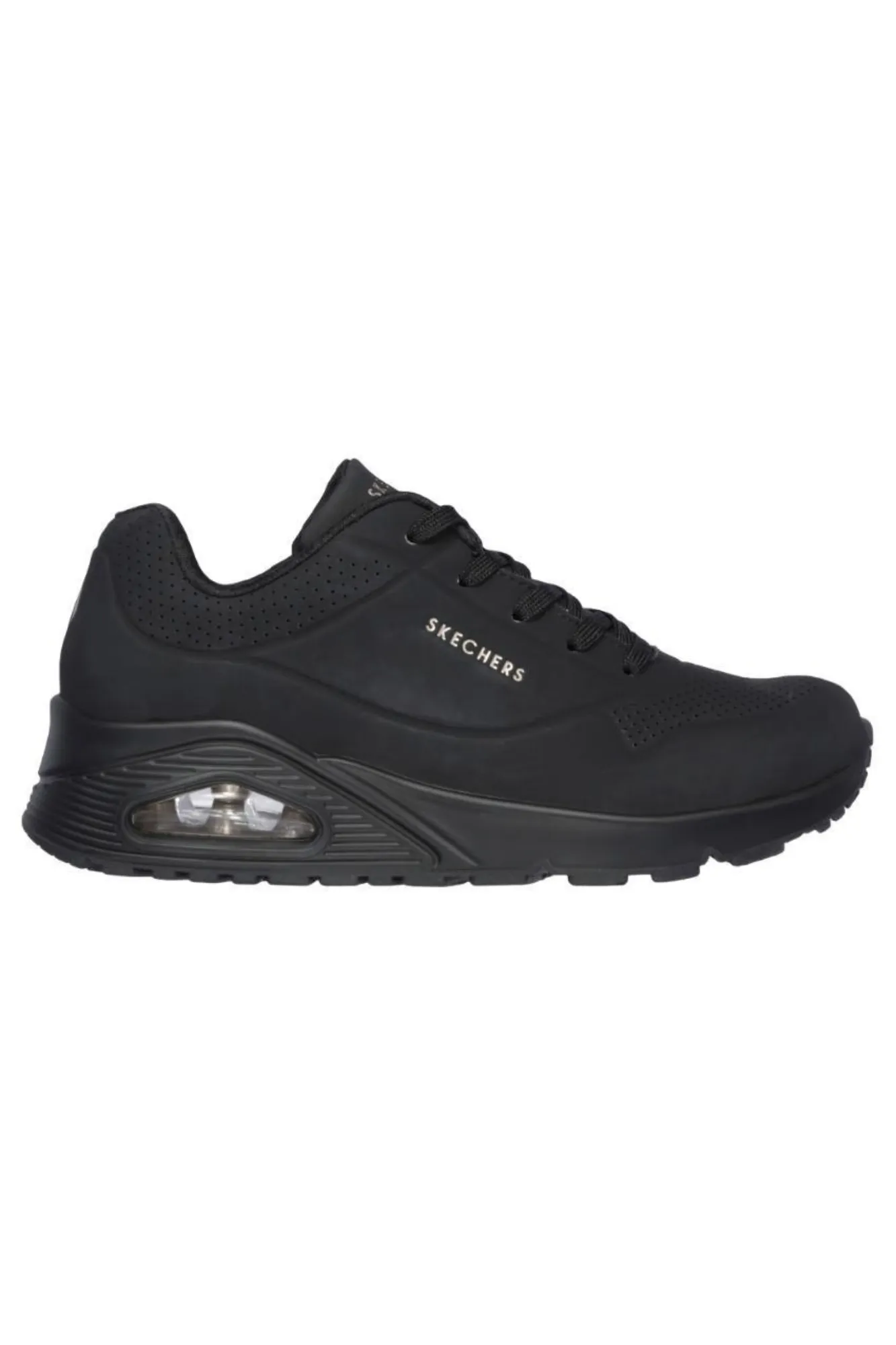 Skechers Uno Stand On Air Black Sneakers
