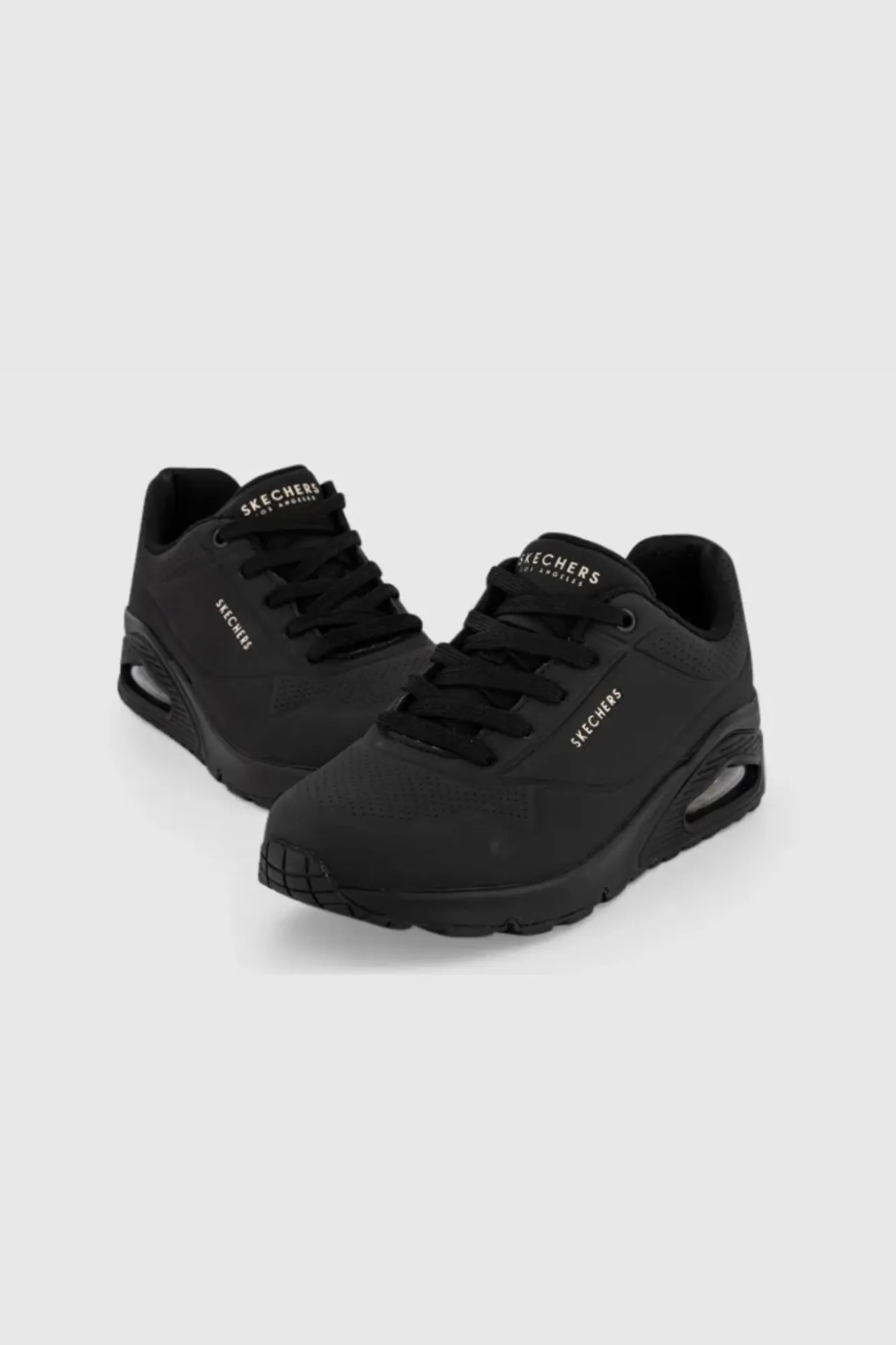 Skechers Uno Stand On Air Black Sneakers