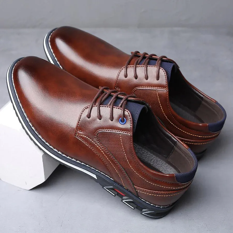 Slip Resistant Leather Shoes