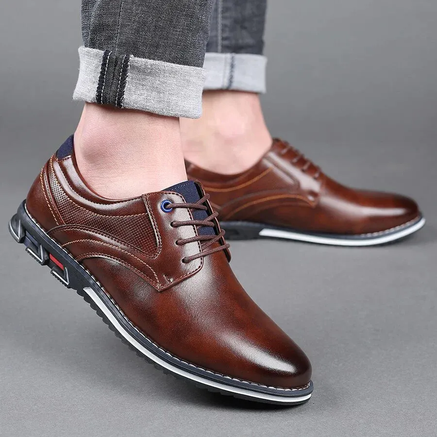 Slip Resistant Leather Shoes