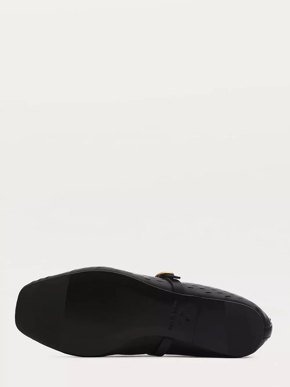 Spire Mary Jane (Black Perforated)