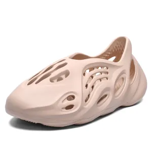 Summer Sandals Holes Sandals Hollow Breathable Flip Flops Outdoor Beach Slippers Roman Shoes