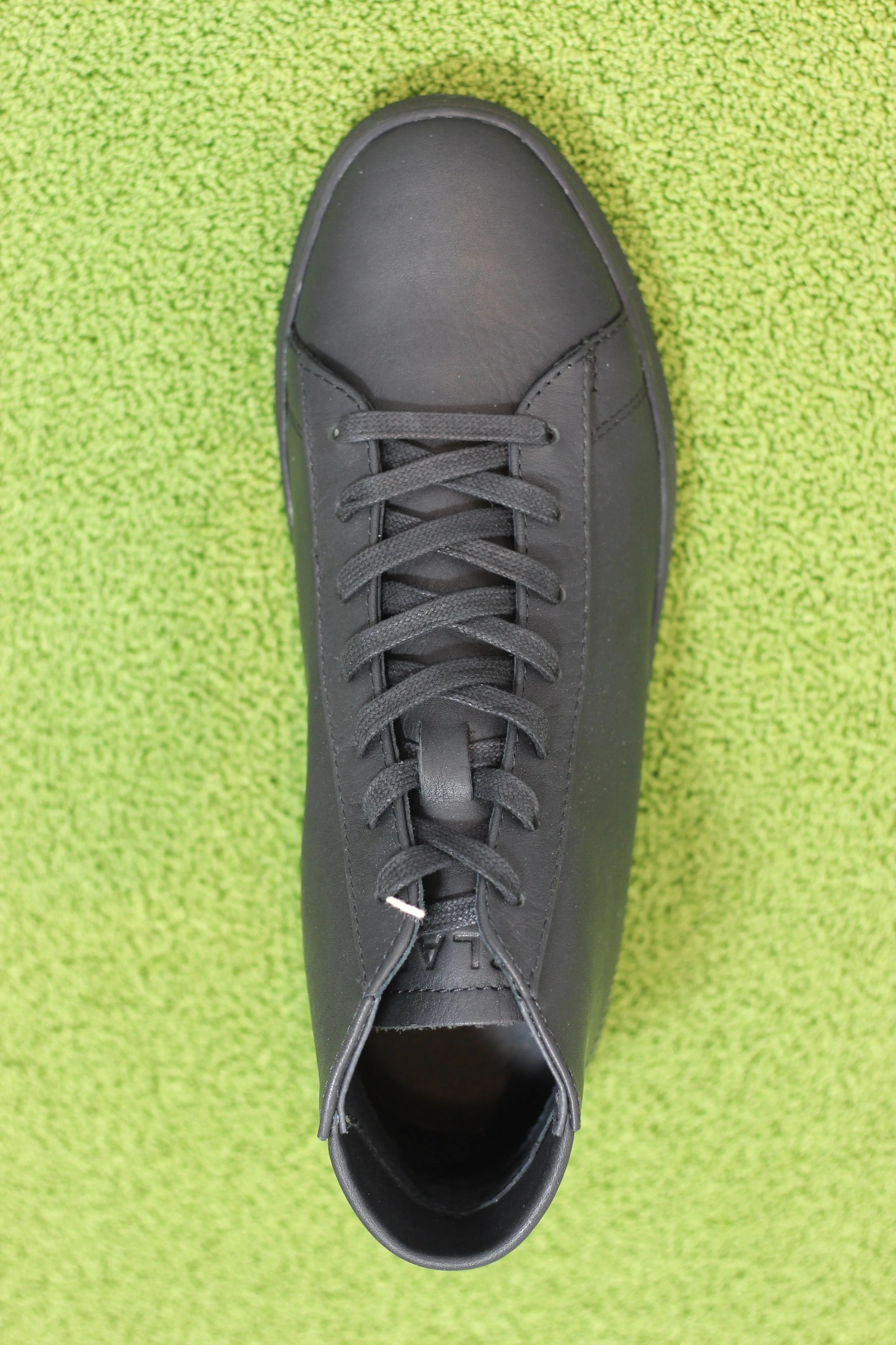 Unisex Bradley Mid Sneaker -  Triple Black Leather