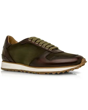 Verde and Reverse Sombrero Lace Up Sneaker