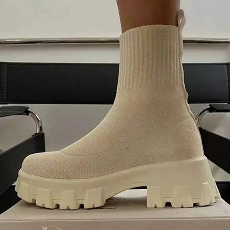 Women Sneakers Lightweight Sports Shoes For Women Platform Zapatillas Mujer Chunky Heels Sneakers Women Casual Shoes Platform