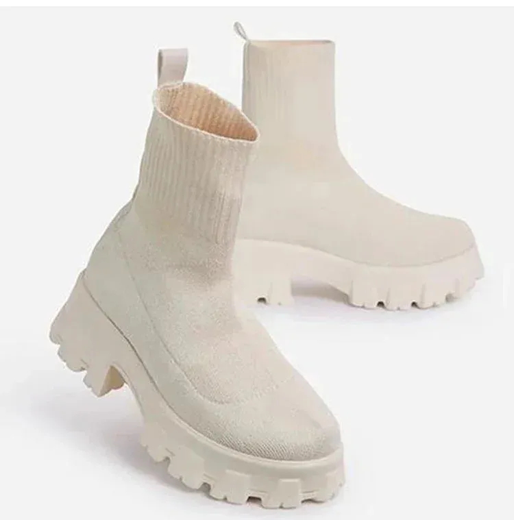 Women Sneakers Lightweight Sports Shoes For Women Platform Zapatillas Mujer Chunky Heels Sneakers Women Casual Shoes Platform