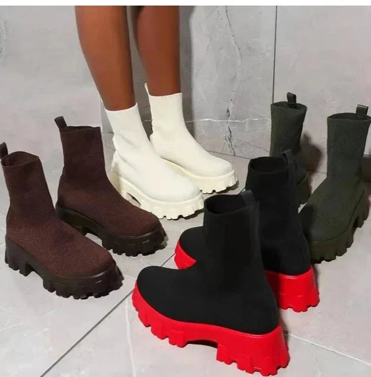 Women Sneakers Lightweight Sports Shoes For Women Platform Zapatillas Mujer Chunky Heels Sneakers Women Casual Shoes Platform