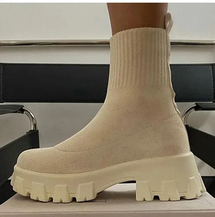 Women Sneakers Lightweight Sports Shoes For Women Platform Zapatillas Mujer Chunky Heels Sneakers Women Casual Shoes Platform