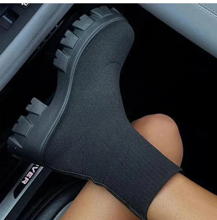 Women Sneakers Lightweight Sports Shoes For Women Platform Zapatillas Mujer Chunky Heels Sneakers Women Casual Shoes Platform
