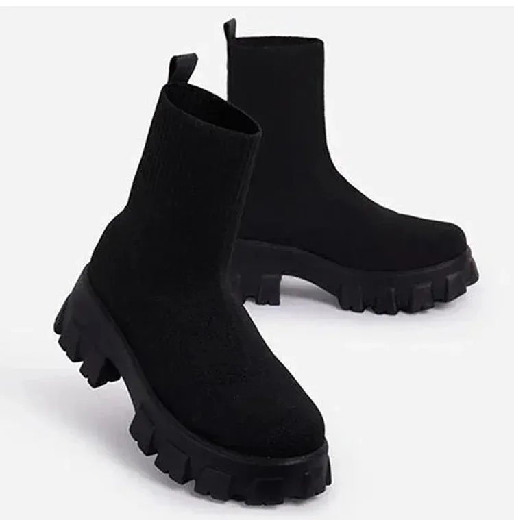 Women Sneakers Lightweight Sports Shoes For Women Platform Zapatillas Mujer Chunky Heels Sneakers Women Casual Shoes Platform
