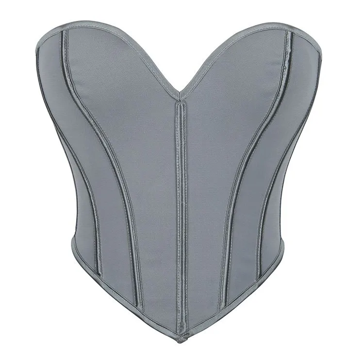 Womens Corset Tops Renaissance Boned Overbust Body Shaper Waist Cincher Bustier