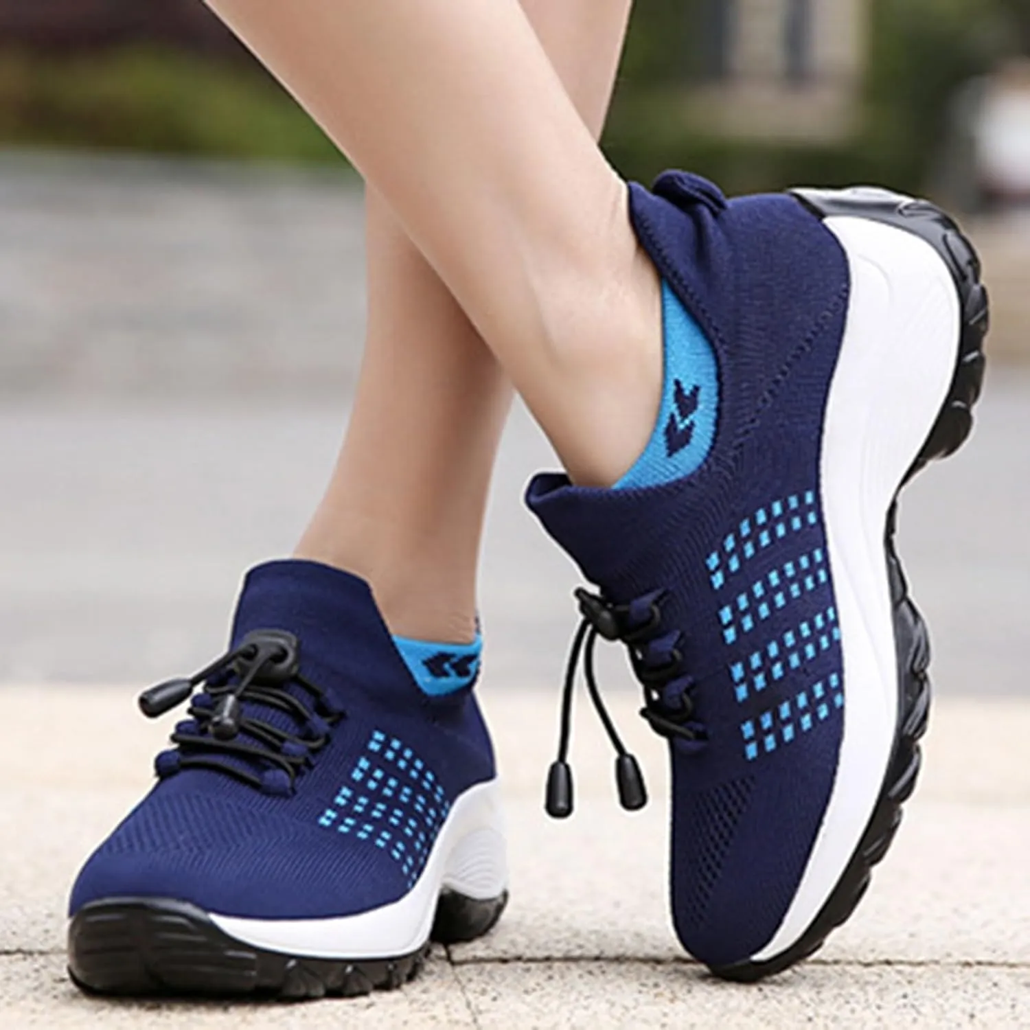 Womens Running Shoes Lightweight Tennis Shoes Slip On Walking Sneakers Non Slip Athletic Shoes Comfortable Walking Shoes